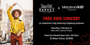 Free Kids Valentine&rsquo;s Day Concert with Hopalong Andrew at&nbsp;Time Out Market