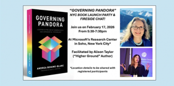 &ldquo;Governing Pandora&rdquo; Book Launch Party &&nbsp;Fireside Chat, Microsoft, Soho, NYC