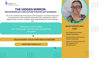 Webinar &ldquo;The Hidden Mirror: Understanding Autism Through My&nbsp;Diagnosis&rdquo;