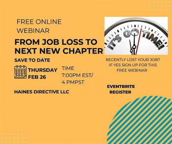 Webinar &ldquo;From Job Loss to&nbsp;Next New Chapter&rdquo;