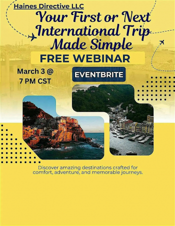 Webinar &ldquo;Your First or&nbsp;Next International Trip Made Simple&rdquo;