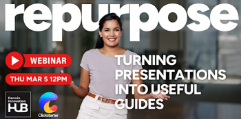 Webinar &ldquo;Turning Presentations into Useful Guides&rdquo;