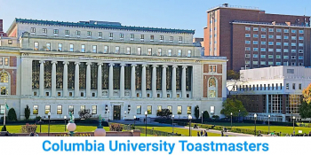 Workshop &ldquo;Improve your public speaking skills&rdquo; at&nbsp;Columbia University Toastmasters