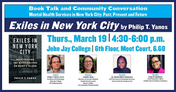 Book Talk: Exiles in&nbsp;New York City by&nbsp;Dr. Philip T. Yanos