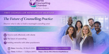 Free webinar for Counsellors, Psychologists and Psychotherapists