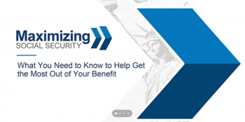 Webinar &ldquo;Maximizing Social Security&rdquo;