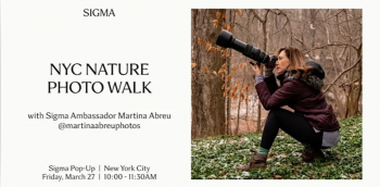 Photo Walk with Nature Photographer and Sigma Ambassador Martina Abreu