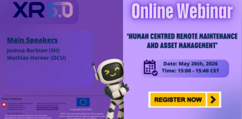 Webinar &ldquo;Human Centred Remote Maintenance and Asset Management&rdquo;