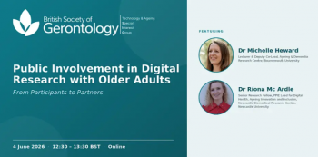Webinar &ldquo;Public Involvement in&nbsp;Digital Research with Older Adults&rdquo;