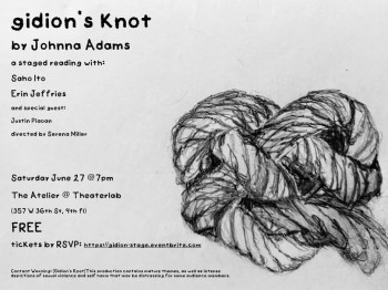 Gidion&rsquo;s Knot&nbsp;&mdash; Staged Reading