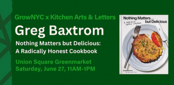 Greenmarket Book Signing with Greg Braxtrom