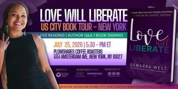 Love Will Liberate US&nbsp;Book Tour&nbsp;&mdash; New York City