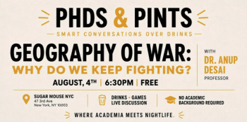 Lecture &ldquo;Geography of&nbsp;War: Why Do&nbsp;We&nbsp;Keep Fighting?&rdquo;