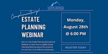 Estate Planning Educational Webinar