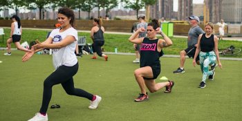 Outdoor Fitness Class with The Trinity